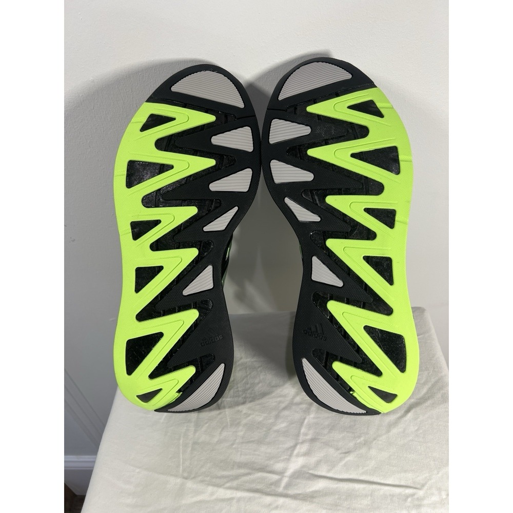 adidas Adizero Aruku Mens 12 Black Gray Neon Green Swirlfoam Sneakers NWT - Picture 10 of 11
